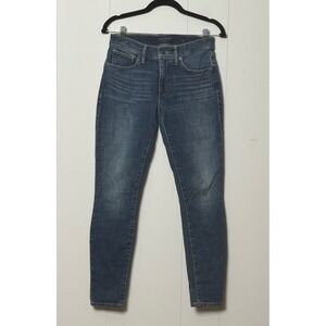 Lucky Brand Women's Ava Mid Rise Skinny Jeans Regular Blue Denim Stretch Sz 2/26